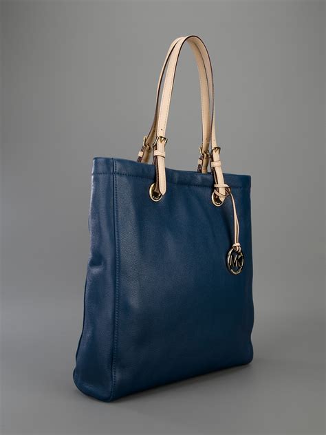 michael kors srldr bag blue|Michael Kors blue tote bag.